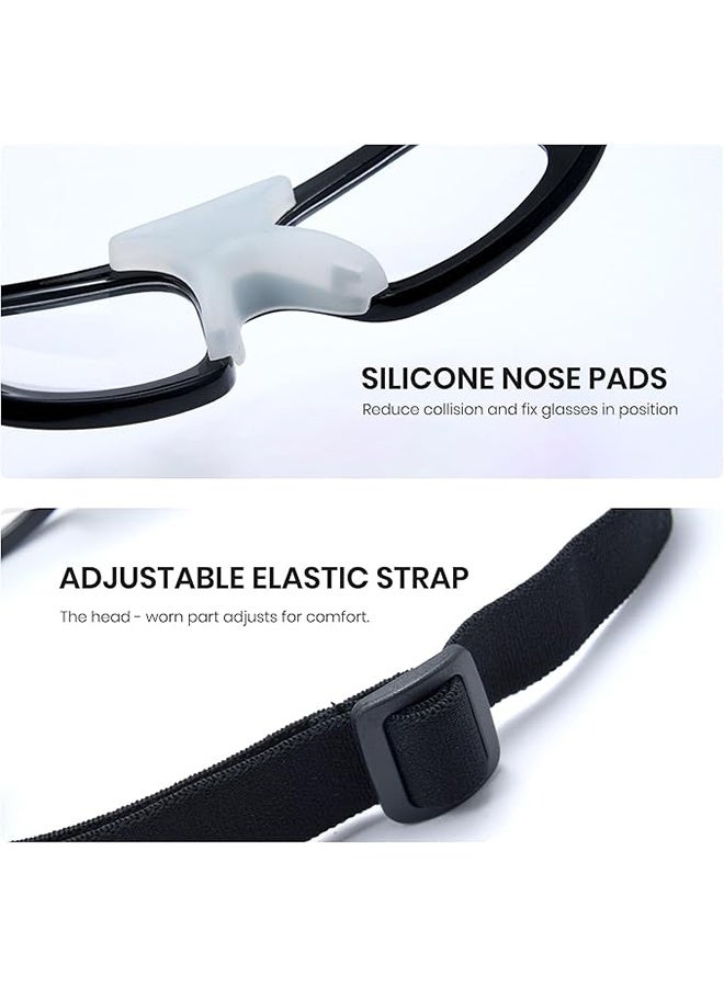 Sport Glasses Safety Goggles Basketball Baseball Soccer Cycling Bike Running Worker Protective Eyewear(black) - Image 3